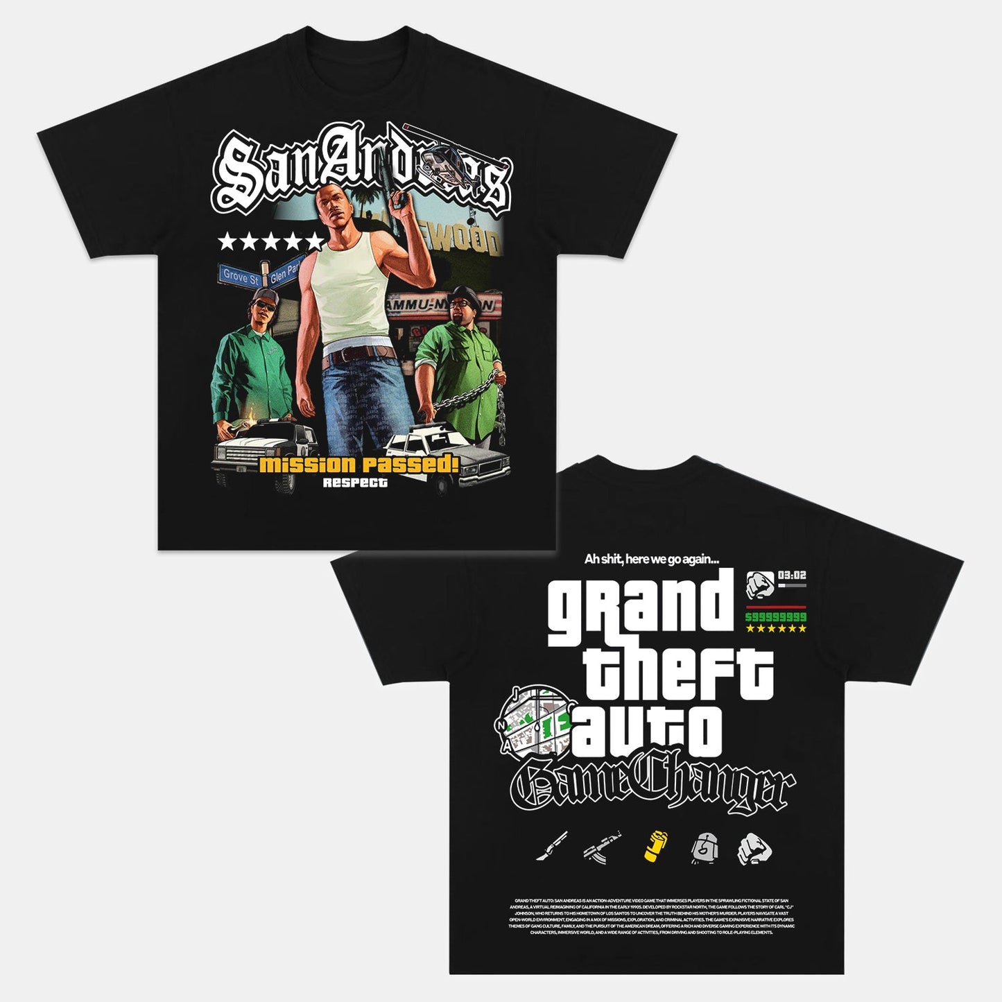 GTA SAN ANDREAS TEE