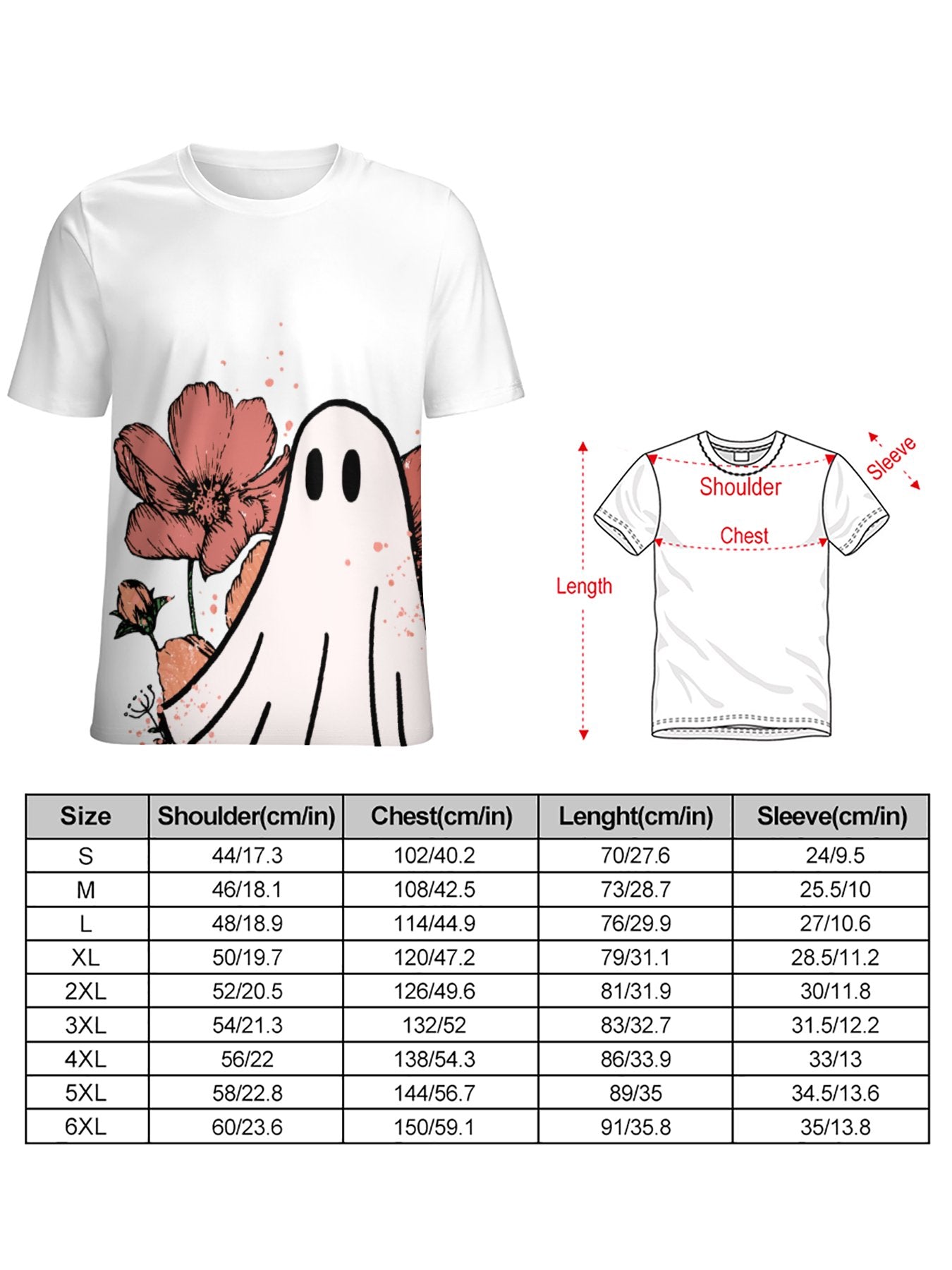 Full Print T-shirt Ghosts, Play